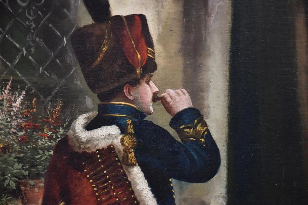 Il Cavaliere come Corteggiatore - dettaglio 1